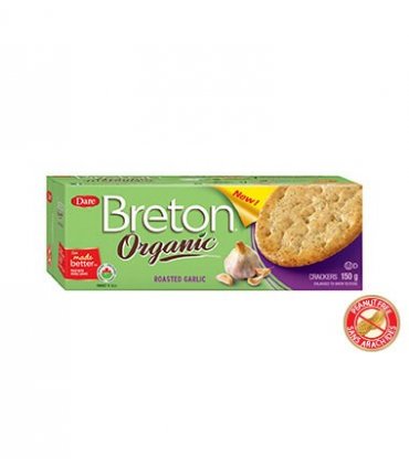 Organic Crackers Roasted Garlic