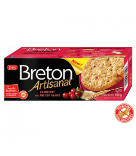 Artisanal Crackers Cranberry and Ancient Grains